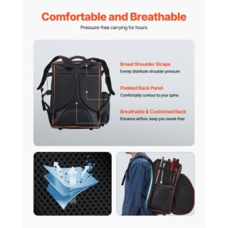 VEVOR 35.6L Σακίδιο Συγκολλητή από 600D Πολυεστέρα για Εργαλεία και... VEVOR 35.6L Σακίδιο Συγκολλητή από 600D Πολυεστέρα για Εργαλεία και...