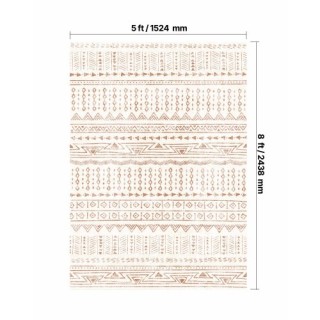 Μοντέρνο Μεγάλο Χαλί 1524 x 2438 mm Αντιολισθητικό και Ανθεκτικό σε...