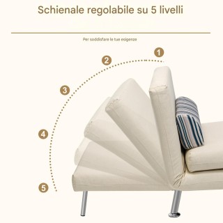 BAKAJI Καναπές-Κρεβάτι Μονής Θέσης με Μεταλλικό Σκελετό και Ύφασμα,... BAKAJI Καναπές-Κρεβάτι Μονής Θέσης με Μεταλλικό Σκελετό και Ύφασμα,...