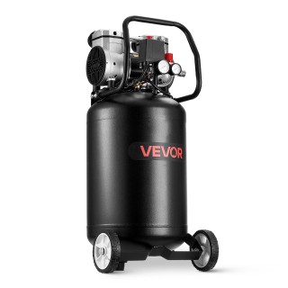 VEVOR Φορητός Αεροσυμπιεστής 50L, 1.5 kW, 113L/min στα 6.2 Bar, Μέγ...