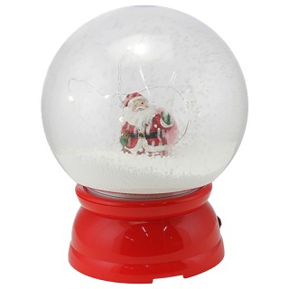 BAKAJI  Χριστουγεννιάτικη Μπάλα με Άγιο Βασίλη Led 20x25cm Φωτεινή ...