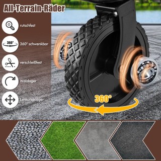 Costway Πτυσσόμενο καρότσι με ρυθμιζόμενη λαβή, θήκες ποτών και τσά... Costway Πτυσσόμενο καρότσι με ρυθμιζόμενη λαβή, θήκες ποτών και τσά...