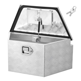 VEVOR Αλουμινένιο Κουτί Εργαλείων Ρυμούλκησης με Κλειδαριά, 660 x 3...