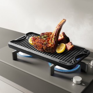 VEVOR Αντικολλητική Μαντεμένια Πλάκα Ψησίματος 20x10 Μαύρη SMJP2010... VEVOR Αντικολλητική Μαντεμένια Πλάκα Ψησίματος 20x10 Μαύρη SMJP2010...