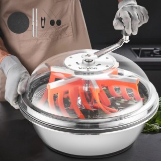 VEVOR Χειροκίνητος Κόπτης Trimmer με  Ανοξείδωτες Λεπίδες, Ορατή Κο...