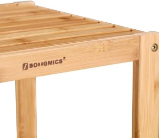 Ράφια Μπάνιου 4 Επιπέδων από Μπαμπού - SONGMICS Ράφια Μπάνιου 4 Επιπέδων από Μπαμπού - SONGMICS