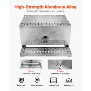 VEVOR Κουτί Εργαλείων Βήματος Ημιφορτηγού, 760 x 750 x 400 mm Ανθεκ... VEVOR Κουτί Εργαλείων Βήματος Ημιφορτηγού, 760 x 750 x 400 mm Ανθεκ...