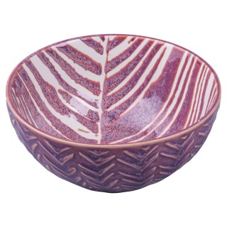 Villa DEste  Σετ 2 τμχ Στρογγυλό μπολ σε κεραμικό με διπλό σχέδιο σ...