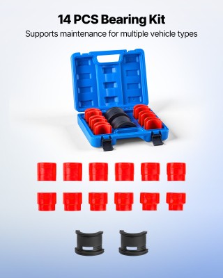 VEVOR Σετ Εργαλείων Αφαίρεσης και Τοποθέτησης Ρουλεμάν και Στεγανοπ... VEVOR Σετ Εργαλείων Αφαίρεσης και Τοποθέτησης Ρουλεμάν και Στεγανοπ...