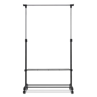 Costway Πολυλειτουργική Ρυθμιζόμενη Κρεμάστρα Ρούχων με Ρόδες και ... Costway Πολυλειτουργική Ρυθμιζόμενη Κρεμάστρα Ρούχων με Ρόδες και ...