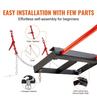Δόρυ Σανό VEVOR 49 για Φορτωτές TZSPS2ZZ49IN3X7CBV0 Δόρυ Σανό VEVOR 49 για Φορτωτές TZSPS2ZZ49IN3X7CBV0