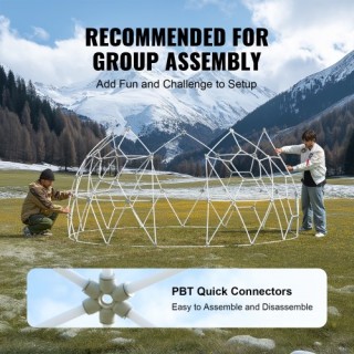 VEVOR Σκηνή Θόλου 9.5FT με Διαφανές Παράθυρο για Εξωτερική Χρήση/C... VEVOR Σκηνή Θόλου 9.5FT με Διαφανές Παράθυρο για Εξωτερική Χρήση/C...