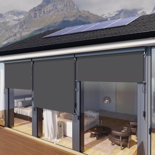 SONGMICS Κάθετο Ρολό Σκίασης-Τέντα 2.5 x 1.6 m. με αναδιπλούμενη κα... SONGMICS Κάθετο Ρολό Σκίασης-Τέντα 2.5 x 1.6 m. με αναδιπλούμενη κα...