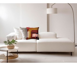 Ostaria Τετράγωνη Μαξιλαροθήκη Picasso Πολύχρωμη Πολυεστέρας Τερακό...