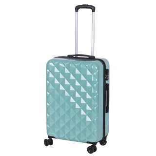 Galileo Σετ 2 βαλίτσες ακουαμαρίνα με 4 περιστρεφόμενες ρόδες 360, ...