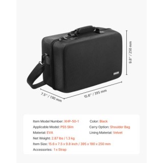 VEVOR Θήκη Μεταφοράς PS5 Slim EVA PS5YSBQBYBPS0MVQB001V0