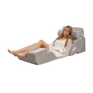 Costway Σετ Μαξιλαριών Σφήνας 6 Τεμαχίων με Ανακούφιση Αυχένα και ... Costway Σετ Μαξιλαριών Σφήνας 6 Τεμαχίων με Ανακούφιση Αυχένα και ...