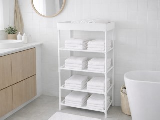 Verk Group Ράφι Οργάνωσης Παπουτσιών με 5 Ράφια για το Μπάνιο 59074...