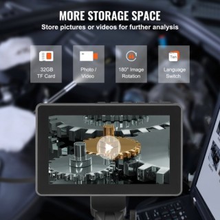 Ενδοσκόπιο VEVOR 180° 5 8X Zoom 6.4mm  ZXKQXNKJ15MDNH82SV9