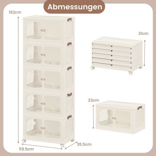 Πλαστικός Αποθηκευτικός Κάδος 265L με Διαφανείς Πόρτες, Ρόδες και Μ... Πλαστικός Αποθηκευτικός Κάδος 265L με Διαφανείς Πόρτες, Ρόδες και Μ...