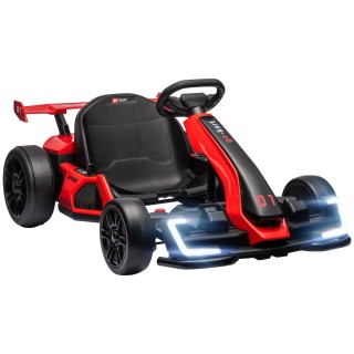 HOMCOM Ηλεκτρικό Go Kart για Παιδιά 6-12 Ετών 24V 12km/h με Ρυθμιζό...
