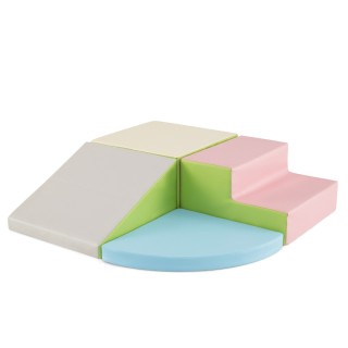 Costway Σετ Αφρώδους Υλικού 4 Τεμαχίων για Παιδιά με Ορθογώνιο, Τσο...