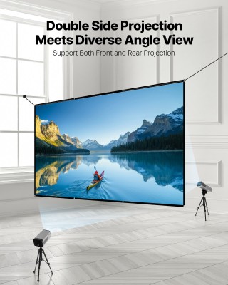 VEVOR Προβολική Οθόνη 120 ιντσών 16:9, 4K 1080 HD, Τοίχου με Αγκίστ... VEVOR Προβολική Οθόνη 120 ιντσών 16:9, 4K 1080 HD, Τοίχου με Αγκίστ...