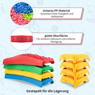 Costway Σετ 20 τεμ. Ισορροπιστικές δοκοί Παιδικά ισορροπιστικά μπλο... Costway Σετ 20 τεμ. Ισορροπιστικές δοκοί Παιδικά ισορροπιστικά μπλο...