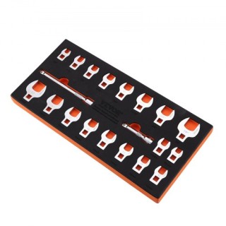 Σετ Κλειδιών VEVOR Crowfoot, 20 Τεμαχίων με 2 Μπάρες Επέκτασης, SAE... Σετ Κλειδιών VEVOR Crowfoot, 20 Τεμαχίων με 2 Μπάρες Επέκτασης, SAE...