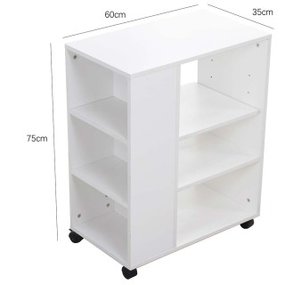 BAKAJI  Τραπέζι Καναπές Βιβλιοθήκη Μοντέρνος Σχεδιασμός 3 Ράφια με ...