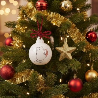 Villa dEste Home Κεραμική Χριστουγεννιάτικη Μπάλα Οροσκόπιο Σκορπιό...