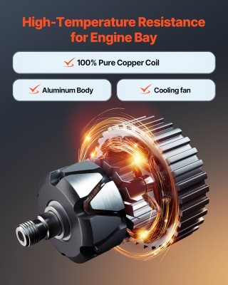 VEVOR Δυναμό Αυτοκινήτου για Cadillac Escalade EXT 6.0L 2003-2004 C...