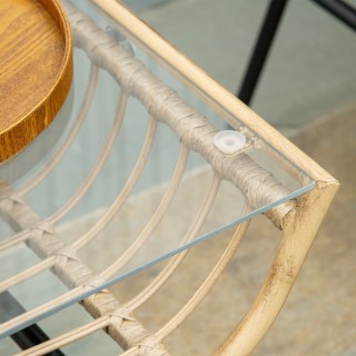 Outsunny Σετ Κήπου 4 Τεμαχίων από Ρατάν PE και Μέταλλο με Καναπέ, ... Outsunny Σετ Κήπου 4 Τεμαχίων από Ρατάν PE και Μέταλλο με Καναπέ, ...