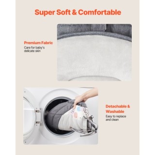 VEVOR Βρεφική Κούνια 5 Ταχυτήτων, 3 Θέσεις, Τηλεχειριστήριο, Blueto... VEVOR Βρεφική Κούνια 5 Ταχυτήτων, 3 Θέσεις, Τηλεχειριστήριο, Blueto...