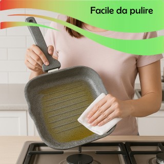 BAKAJI Σετ Μαγειρικών Σκευών με Αντικολλητικό Επίστρωμα - Τηγάνι Ø3...