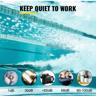 Αντλία Πισίνας VEVOR 1 HP με Καλάθι Φίλτρου YBOCSPP150EHRWURGV2 Αντλία Πισίνας VEVOR 1 HP με Καλάθι Φίλτρου YBOCSPP150EHRWURGV2