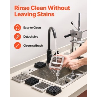 VEVOR Επαγγελματικός Κόφτης Πατάτας από Ανοξείδωτο Ατσάλι με 3 Λεπί... VEVOR Επαγγελματικός Κόφτης Πατάτας από Ανοξείδωτο Ατσάλι με 3 Λεπί...