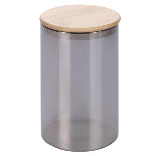 Galileo Υάλινο Βάζο 1 Λίτρου από Βοριοπυριτικό με Καπάκι από Μπαμπο...