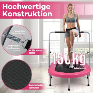 Costway Διπλό Μίνι Τραμπολίνο με Ρυθμιζόμενη Λαβή ρυθμιζόμενη Ύψους... Costway Διπλό Μίνι Τραμπολίνο με Ρυθμιζόμενη Λαβή ρυθμιζόμενη Ύψους...