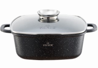 Τετράγωνη Γάστρα με Μαρμάρινη Αντικολλητική Επίστρωση 28cm ZILNER Z... Τετράγωνη Γάστρα με Μαρμάρινη Αντικολλητική Επίστρωση 28cm ZILNER Z...