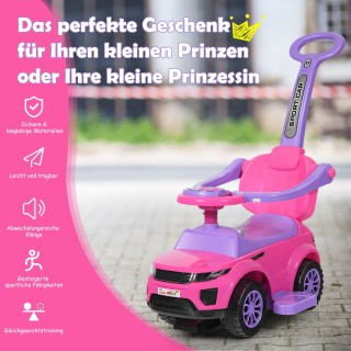 Costway  3-σε-1 Παιδικό Αυτοκινητάκι με Μουσική και Αποθηκευτικό Χώ...