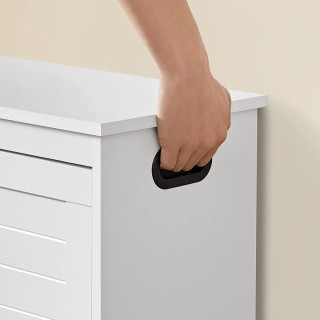 VASAGLE Στιλάτο Ντουλάπι Παπουτσιών και Πάγκος σε Κομψό Λευκό, 80 x...