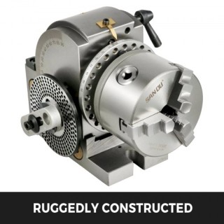 Κεφαλή Διαίρεσης VEVOR 4 με Τσοκ 3 Σιαγόνων και Πλάκες Δείκτη  FDTB...