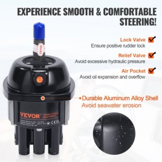 Σετ Υδραυλικής Τιμονιέρας VEVOR για Σκάφη, 90HP  XWYYFXB90HP000001V0