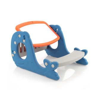 Costway Παιδικό Τραπέζι Τέχνης σε Σχήμα Φάλαινας με Καρέκλα και Διπ... Costway Παιδικό Τραπέζι Τέχνης σε Σχήμα Φάλαινας με Καρέκλα και Διπ...