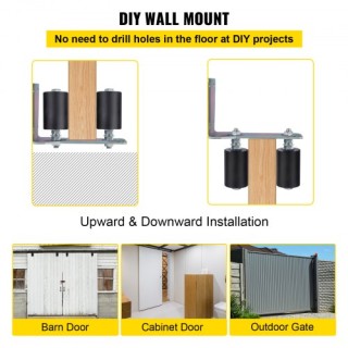 Οδηγός Πύλης VEVOR 3 Μαύρο Νάιλον με L-Σχήμα Βάση - Σετ 2 τεμ. MDX... Οδηγός Πύλης VEVOR 3 Μαύρο Νάιλον με L-Σχήμα Βάση - Σετ 2 τεμ. MDX...