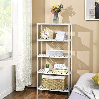 SONGMICS Ράφι Αποθήκευσης Μπάνιου 5 Επιπέδων 60 x 26 x 130 cm από Μ...