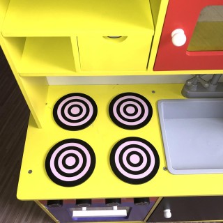 BAKAJI Παιδική Ξύλινη Κουζίνα με Πόρτα και Συρτάρια Πίνακα Πολύχρω... BAKAJI Παιδική Ξύλινη Κουζίνα με Πόρτα και Συρτάρια Πίνακα Πολύχρω...