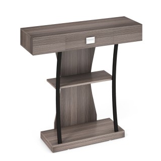 Costway Στυλάτο Κονσόλα Τραπέζι με Τρία Ράφια και Συρτάρι 91×30×89c... Costway Στυλάτο Κονσόλα Τραπέζι με Τρία Ράφια και Συρτάρι 91×30×89c...