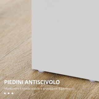 HOMCOM Μοντέρνο Ξύλινο Τραπέζι Φαγητού για 4-6 Άτομα, 120x69x75cm, ...